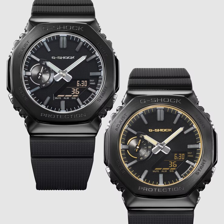 G-Shock GM-2100LXB-1A (balra) és GM-2100LXB-1A9 (jobbra)
