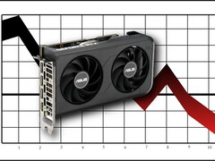 Az alaplap mellett az Asus a hírek szerint a GPU-szállítások csökkenését is tapasztalja (a képen látható Asus RTX 5050).