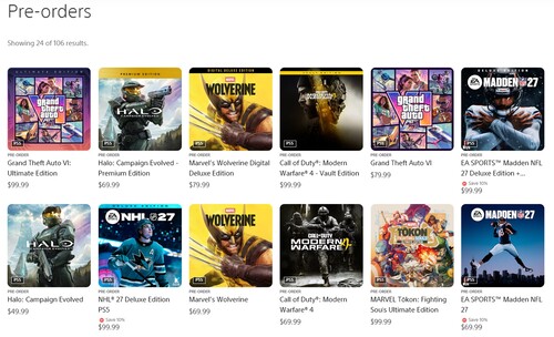 PlayStation Store előrendelési akciók
