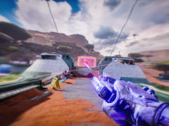 Egy játékbeli screenshot a Splitgate 2-ből (kép forrása: SteamDB)