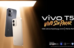 A Vivo T5 4G arany és fekete színben kapható