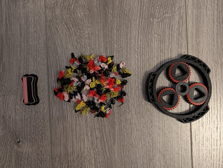 Tisztítótorony, tisztítóhulladék és Gear fidget spinner.