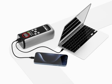 A Gooloo GT160 Dual gumifelfújó egyszerre két készüléket tud tölteni (Kép forrása: Gooloo)