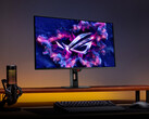 A ROG Strix OLED XG27ACDMS lapos kivitelű, mint az Asus számos újabb OLED gaming monitora. (Kép forrása: Asus)