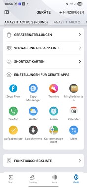 Amazfit Active 2 alkalmazás