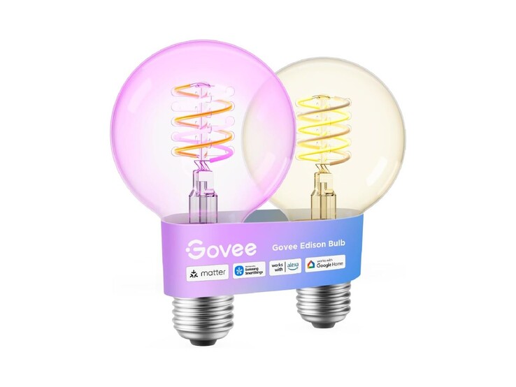 A gömb alakú Govee Smart Edison izzó