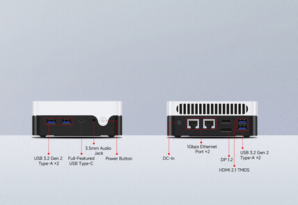 A mini PC portjainak konfigurálása