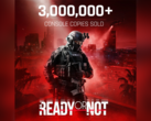 A Ready or Not 3 millió eladott példányát hirdető banner (kép forrása Void Interactive X)