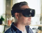 A Steam Frame VR-szemüveg fejpántja látható a képen