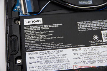 Az akkumulátor a Lenovo ThinkBook 14x-ben
