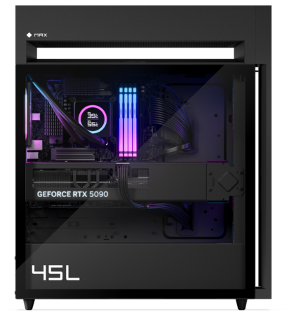 HP Omen Max 45L: Belső berendezések. (Kép forrása: HP)