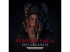 A Senua's Sacrifice című videojáték promóciós képe: Hellblade II, a főszereplő Senua grafikájával. (Kép forrása: @NinjaTheory on X)