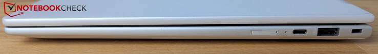 Rendben:  SIM, USB-C (10 Gbps), USB-A (5 Gbps), Kensington