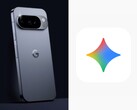 Google Pixel telefon három kamerával (balra) a színes Gemini AI logó mellett (jobbra). (Kép forrása: nem hivatalos grafika)