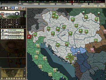 A képen: Játékmenet-képernyőkép a Darkest Hour: A Hearts of Iron Game című játékból.
