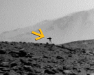 A Curiosity rejtélyes „harci állványa” a Marson. A furcsa tárgy csupán egy képkockán jelent meg.