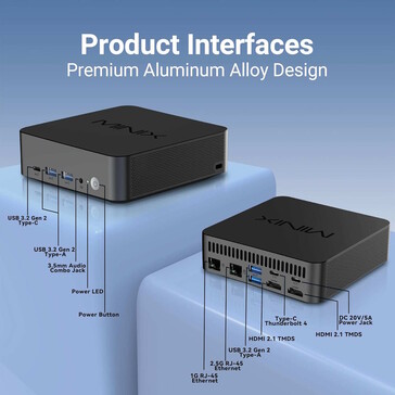 A Thunderbolt 4 is elérhető (Kép forrása: Minix)