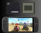 A Nintendo Switch 2 felett látható memóriamodulok (Kép forrása: Nintendo of America, SK Hynix)