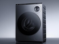 A Xiaomi Mijia kétzónás mosódobos 10 kg-os mosógépe (képünkön) Kínában jelent meg. (Kép forrása: Xiaomi)