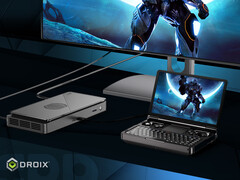 A GPD Win Mini 2025 fekete és fehér kivitelben kapható. (Kép forrása: GPD & Droix)