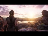 Senua és egy környezetet ábrázoló kép a Senua's Saga: Hellblade II-ben.