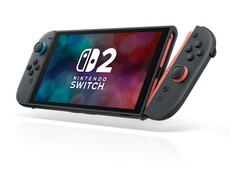 Nintendo Switch 2 kézi egység piros és kék Joy-Con kontrollerekkel. (Kép forrása: Nintendo)