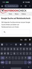 Billentyűzet álló módban