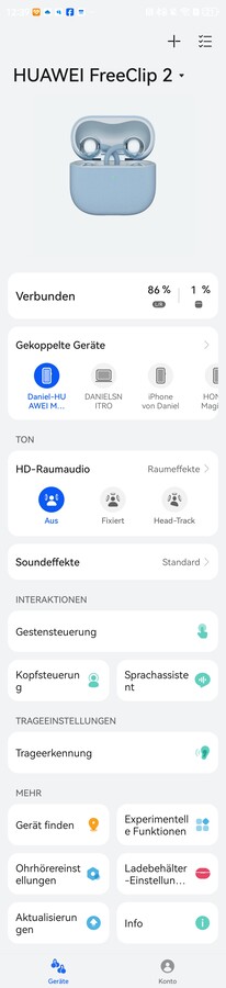 Audio Connect az Open Android weboldalon az EMUI 14 segítségével