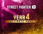 A Street Fighter 6 4. év Ultimate Pass csomagjának hivatalos promóciós logója.