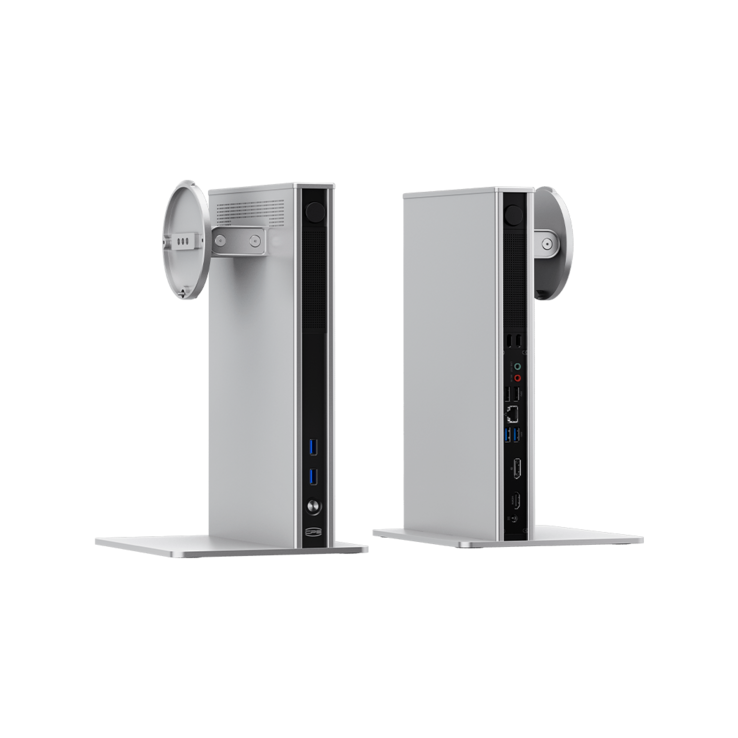 A kijelző egy 27 hüvelykes, 165 Hz-es QHD IPS panel, 350 nit fényerővel, Wi-Fi 6-tal, Bluetooth 5.2-vel, USB-portokkal és RJ45 Ethernet-csatlakozóval.