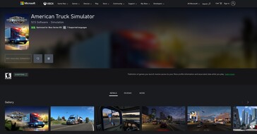 Az American Truck Simulator listája az Xbox Store-ban (Kép forrása: Xbox)