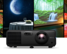 A BenQ LK835ST 4K rövid vetítési idejű lézerprojektor márciusban kerül forgalomba. (Kép forrása: BenQ)
