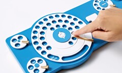 A Google Gboard Dial egy tárcsát használ a karakterek kiválasztásához. (Kép forrása: Google)
