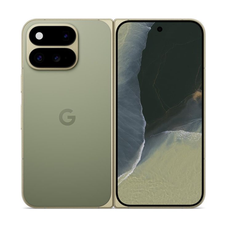A Pixel 11 Pro Fold olíva színben