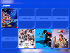 SEGA Tokyo Game Show 2025 lineupja 4 helyőrzővel jól látható (kép forrása: Sega Atlus TGS Website)