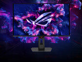 A ROG Strix OLED XG27UQDMS elölről.
