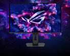 A ROG Strix OLED XG27UQDMS elölről.