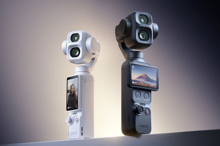 Az Osmo Pocket 4P a két bevezetési színváltozatban.