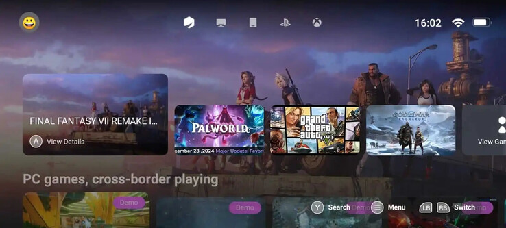 A GameHub felhasználói felülete angol nyelvű és elég világos (Kép forrása: GameHub)