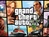 A GTA 5 címképernyője.
