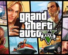 A GTA 5 címképernyője.
