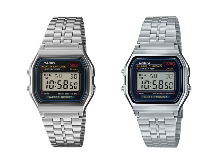 A Casio Vintage A159WE-1 (balra) és A159WA-N1 (jobbra) órák