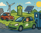 A belsőégésű motorok egyre inkább elavulnak, mivel az új akkumulátor-technológiák forradalmasítják a mobilitást. (Kép forrása: GPT-image-1)