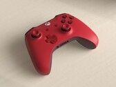 Piros Xbox vezeték nélküli vezérlő. 