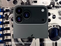 Apple az iPhone 17 Pro valószínűleg Pixel-ihlette kamerasorozattal rendelkezik majd. (Kép forrása: @MajinBu, FPT via YouTube)