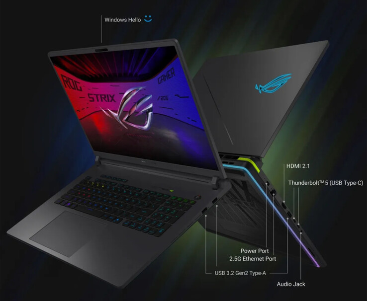 Az Asus a ROG Strix G16 2026 modellt egy 90 Wh-s akkumulátorral is felszereli, amely támogatja a 280 W-os töltést.