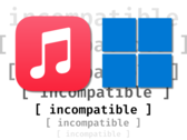 Apple A zene és a Windows valóban úgy érzi, hogy inkompatibilisek - a Apple félmunkát végzett az egyik legfontosabb alkalmazásuk portolásában a világ legnépszerűbb PC operációs rendszerére. (Kép forrása: Apple, Microsoft, Anubhav Sharma - Notebookcheck)