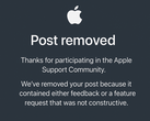 Apple közösségi támogatás