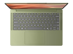 A Zen Green Ideapad Vibe laptop billentyűzetkiosztása.