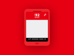 A Nintendo Switch 2 játékkulcs-kártya mockupja (kép forrása: Nintendo)